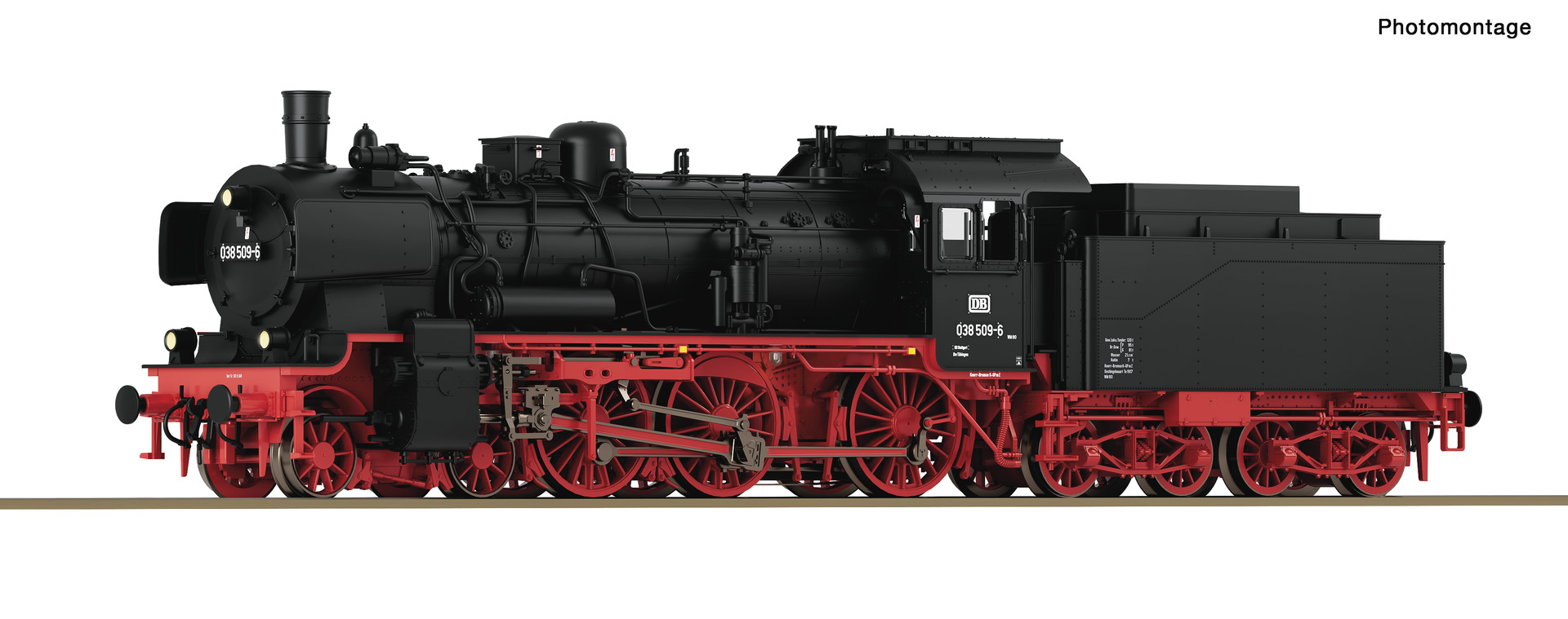 Roco 71379 - H0 - Dampflok BR 038, DB, Ep. IV